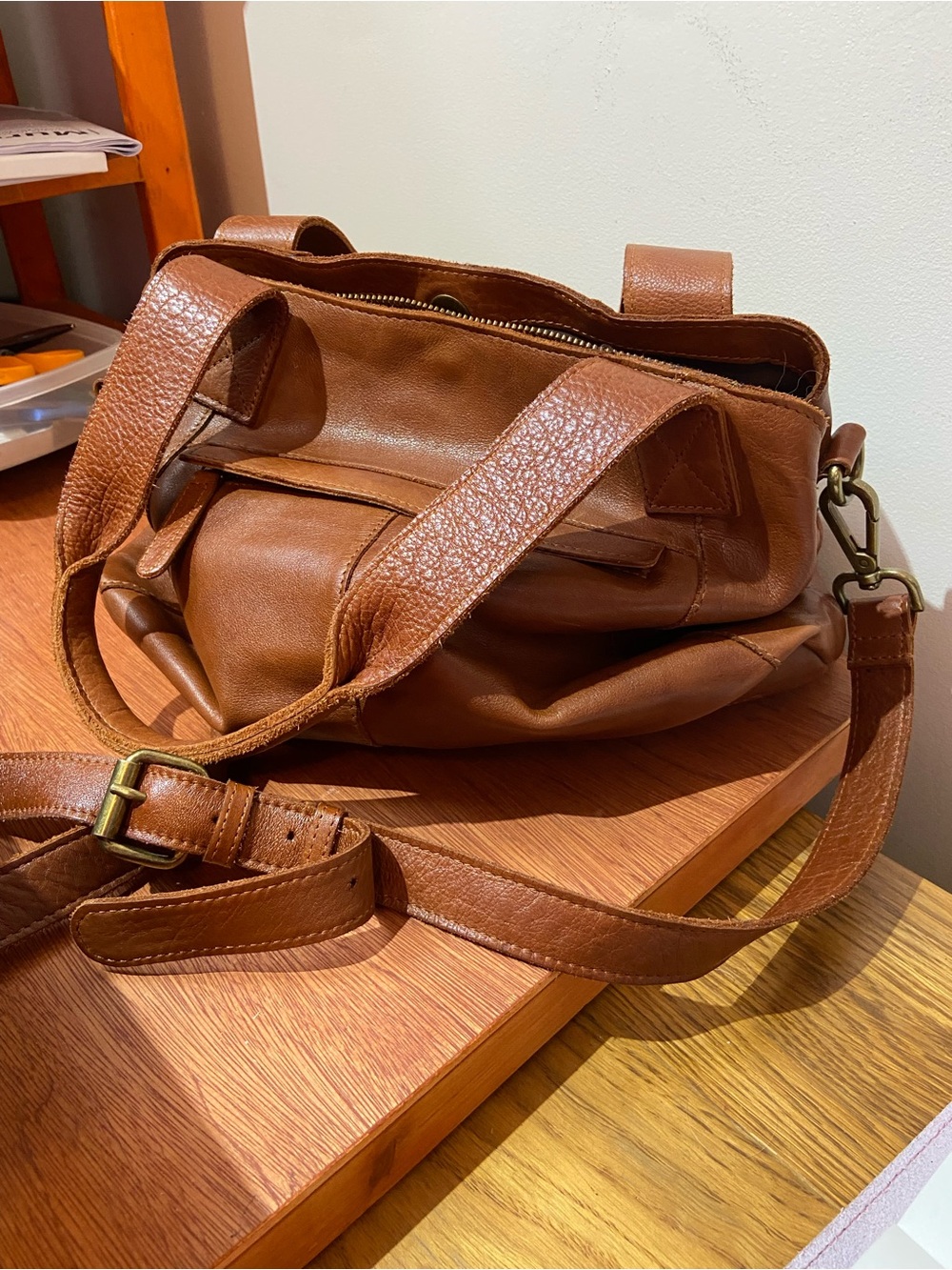 Valenca Holland Brown Leather Tote